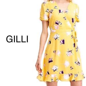 Gilli Yellow Floral Dress